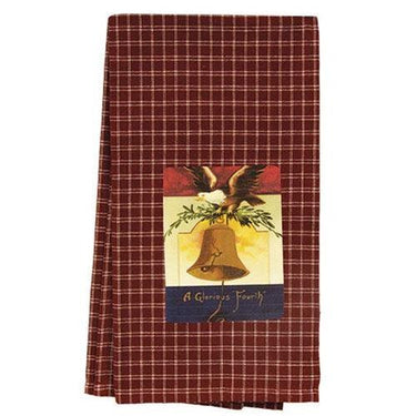 A Glorious Fourth Liberty Bell Dish Towel - The Fox Decor